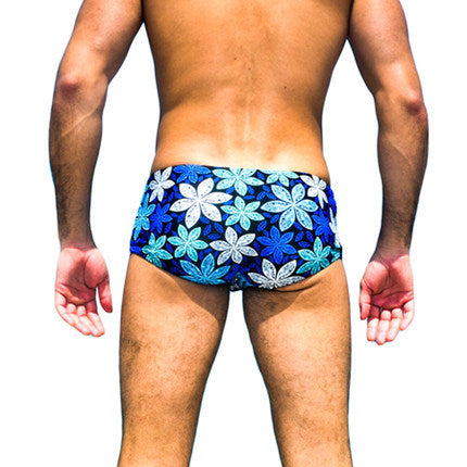 Men Swimwear Swimming Boxer Trunks