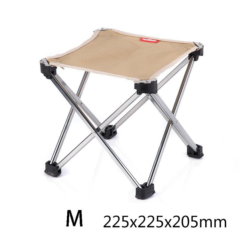 Portable outdoor folding stool chair