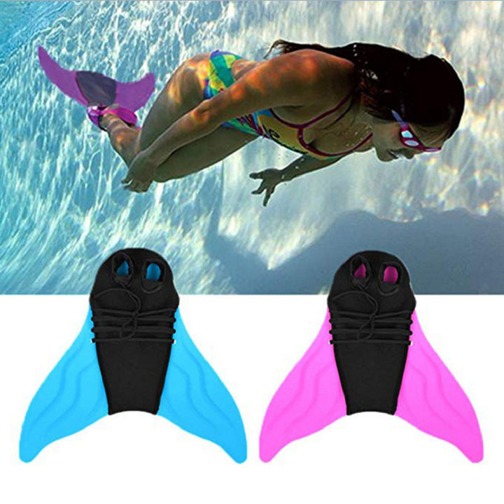 Mermaid Swimsuit Fins Black Fins