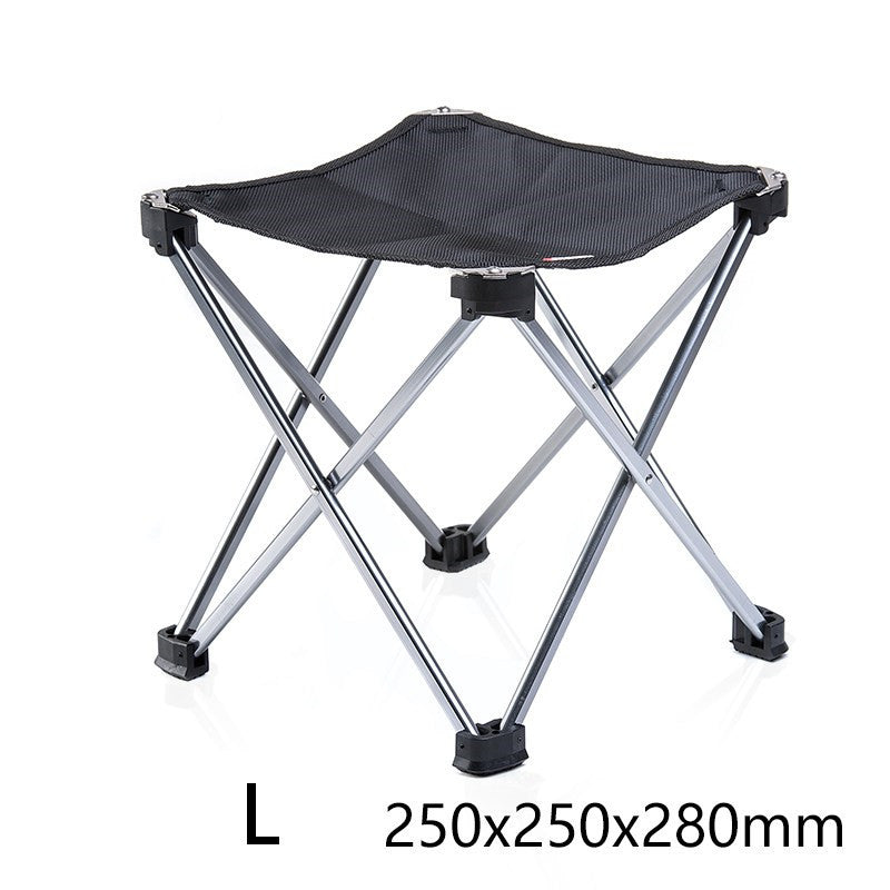 Portable outdoor folding stool chair