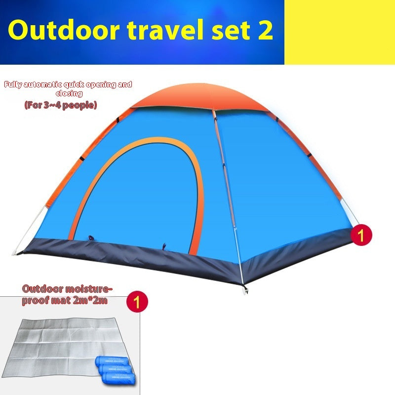 Camping Double-door Tent