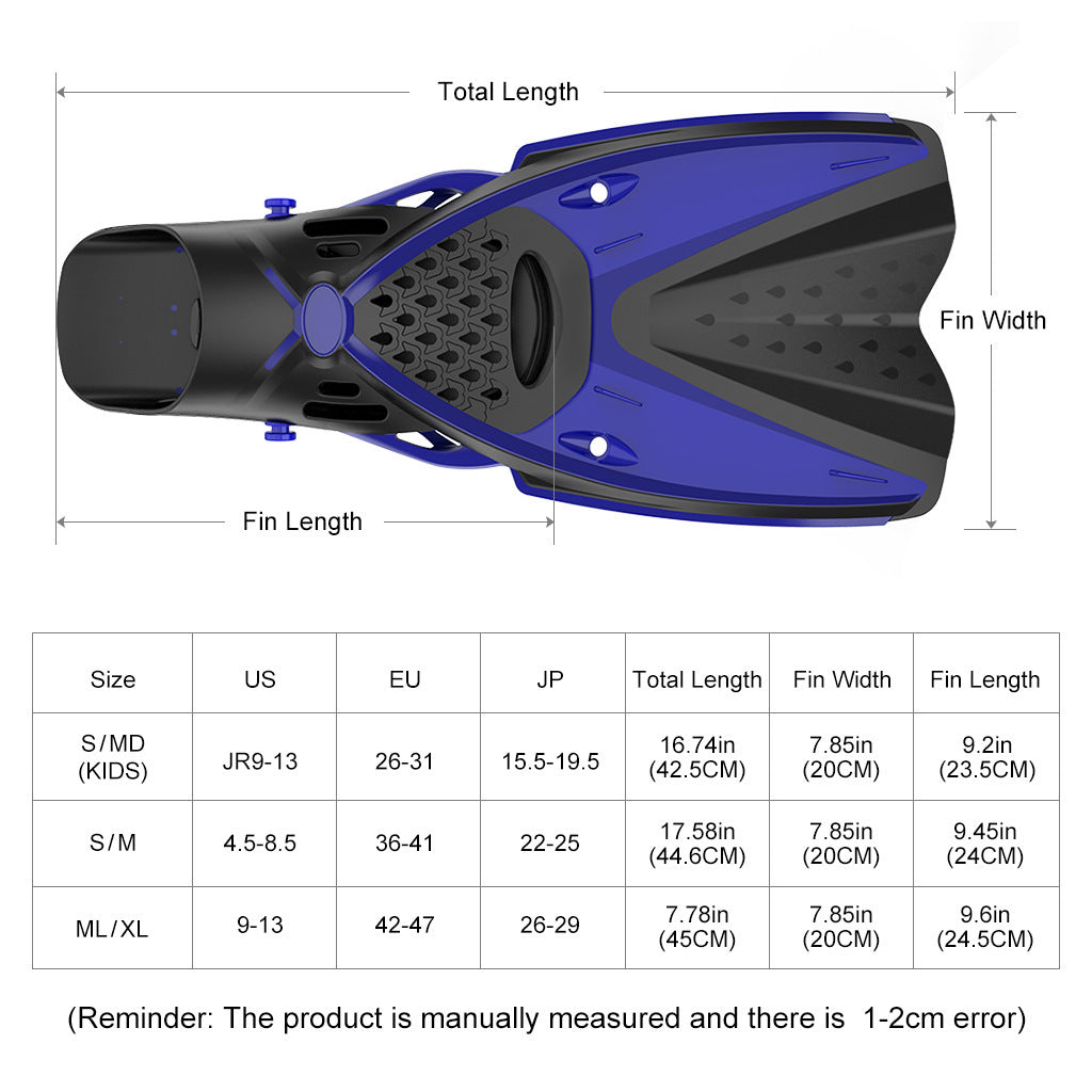 Diving fins swimming fins diving fins
