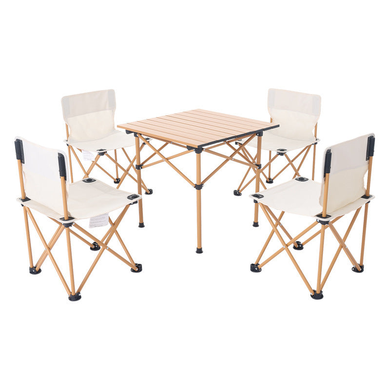Outdoor Folding Table And Chair Set
