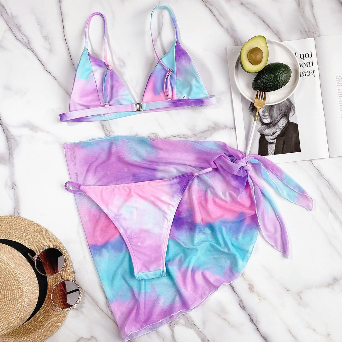 Women's Swimwear Triangle Bikini Swimwear