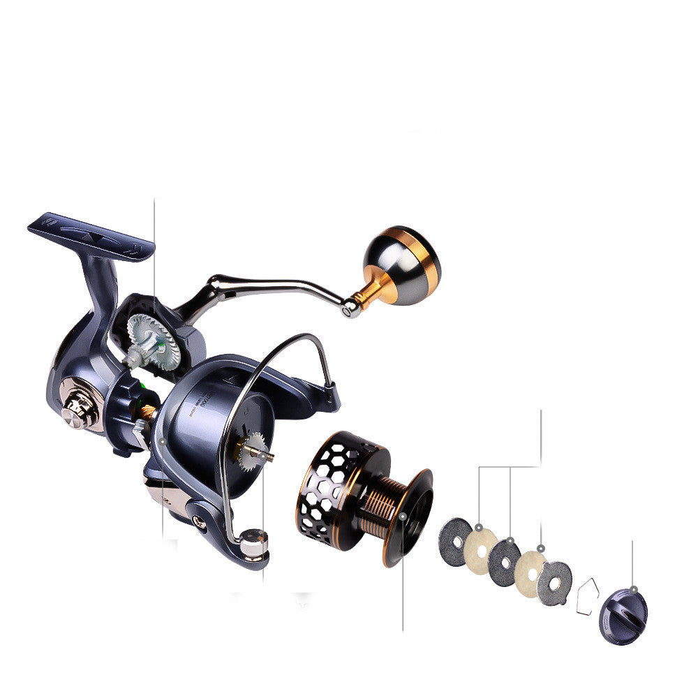 Fishing Wheel Full Metal Thread Cup