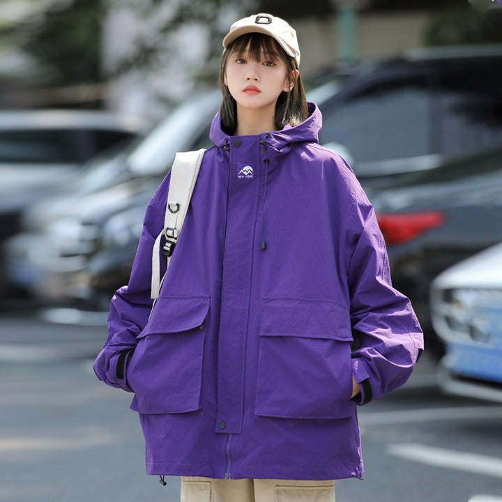 Large Pocket Hooded Jacket