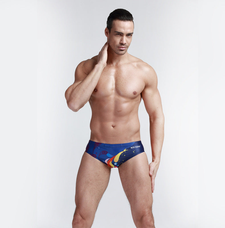 Men's Swimwear Triangle Swimming Shorts